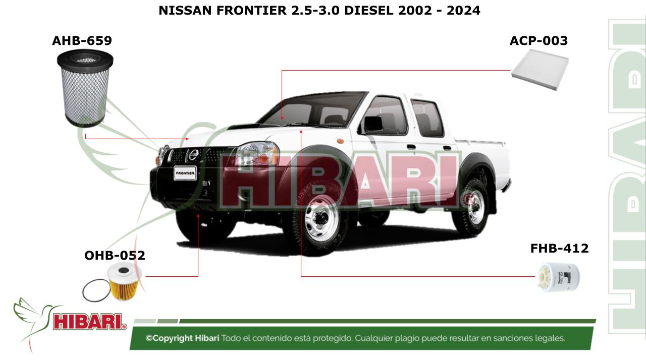 Lee más sobre el artículo NISSAN FRONTIER 2.5-3.0 DIESEL 2002 – 2024